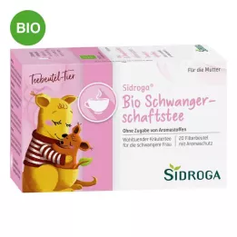 SIDROGA Bolsa de filtro de té ecológico para embarazadas, 20X1,5 g
