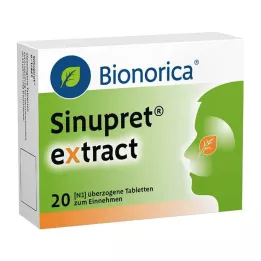 SINUPRET comprimidos recubiertos de extracto, 20 uds