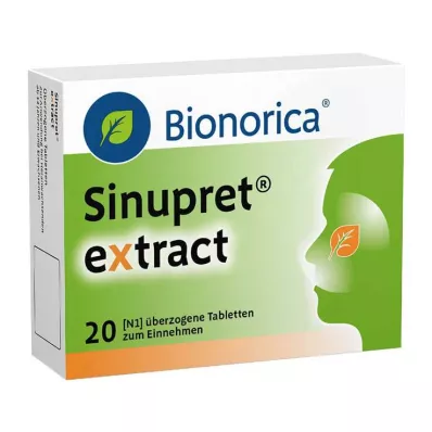 SINUPRET comprimidos recubiertos de extracto, 20 uds