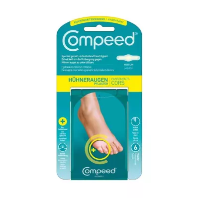 COMPEED Yeso de maíz hidratante, 6 uds