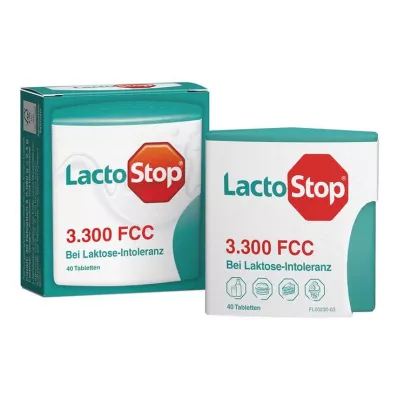 LACTOSTOP 3.300 FCC Comprimidos dispensador click, 40 uds