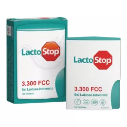 LACTOSTOP 3.300 FCC Comprimidos click dispensador, 100 uds
