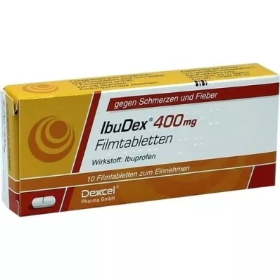 IBUDEX 400 mg comprimidos recubiertos con película, 10 uds