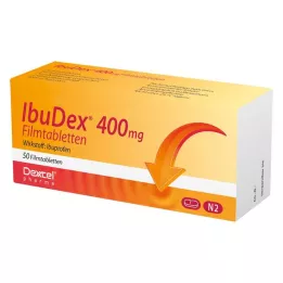 IBUDEX 400 mg comprimidos recubiertos con película, 50 uds