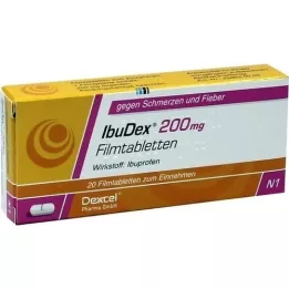 IBUDEX 200 mg comprimidos recubiertos con película, 20 uds