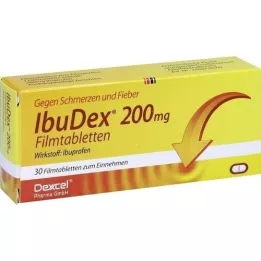 IBUDEX 200 mg comprimidos recubiertos con película, 30 unidades