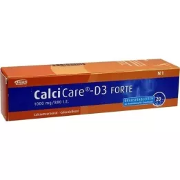 CALCICARE D3 forte comprimidos efervescentes, 20 uds