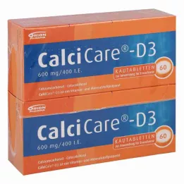 CALCICARE D3 comprimidos masticables, 120 uds