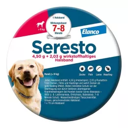 SERESTO 4,50g + 2,03g Collar para perros a partir de 8kg, 1 ud