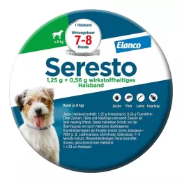 SERESTO 1,25g + 0,56g Collar para perros de hasta 8kg, 1 ud