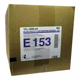 ELEKTROLYT Inf.-Lsg. 153 PE-Botella, 10X500 ml