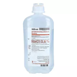 ISOTONISCHE Solución salina 0,9% Bernburg Inf.-L.PE, 10X500 ml