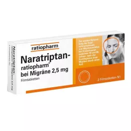 NARATRIPTAN-ratiopharm para migraña comprimidos recubiertos con película, 2 uds