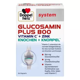 DOPPELHERZ Glucosamina Plus 800 cápsulas del sistema, 60 uds