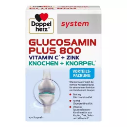 DOPPELHERZ Glucosamina Plus 800 sistema Cápsulas, 120 Cápsulas
