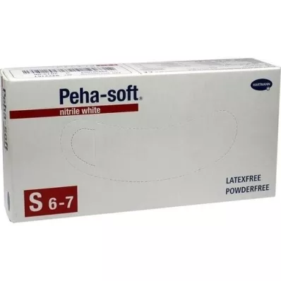 PEHA-SOFT nitrilo blanco Unt.Hands.unsteril pf S, 100 St