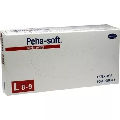 PEHA-SOFT nitrilo blanco Unt.Hands.unsteril pf L, 100 St