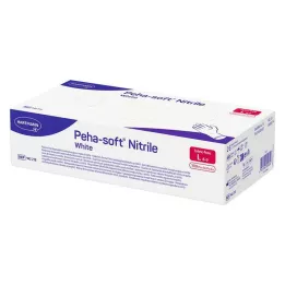 PEHA-SOFT nitrilo blanco Unt.Hands.unsteril pf L, 100 St