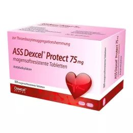 ASS Dexcel Protect 75 mg comprimidos con cubierta entérica, 100 uds
