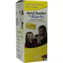 AEROCHAMBER con mascarilla para niños de 1 a 5 años, 1 ud