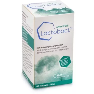 LACTOBACT omni FOS cápsulas con cubierta entérica, 60 uds