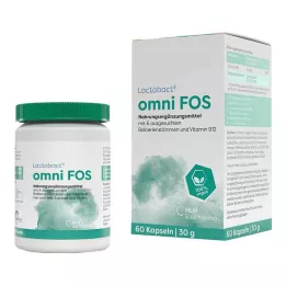 LACTOBACT omni FOS cápsulas con cubierta entérica, 60 uds