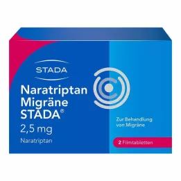 NARATRIPTAN Migraña STADA 2,5 mg comprimidos recubiertos con película, 2 uds