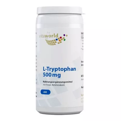 L-TRYPTOPHAN 500 mg cápsulas, 60 uds