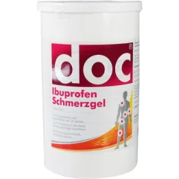DOC IBUPROFEN Cartucho dispensador de gel analgésico al 5%, 1 kg