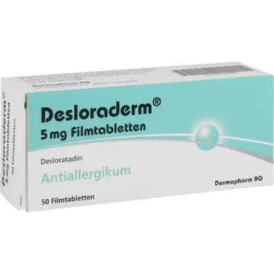 DESLORADERM 5 mg comprimidos recubiertos con película, 50 uds