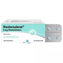 DESLORADERM 5 mg comprimidos recubiertos con película, 100 uds