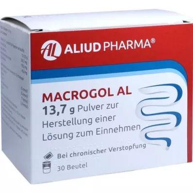 MACROGOL AL 13,7 g Preparación oral, 30 uds