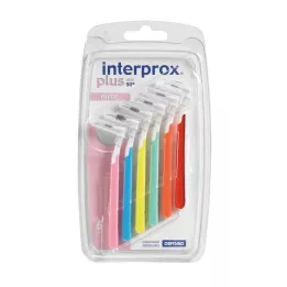 INTERPROX más Blister Mix incoloro surtido interdental, 6 uds