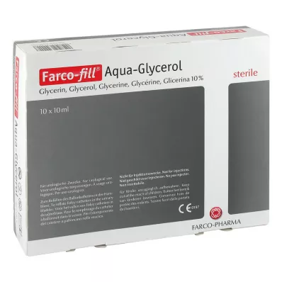 FARCO-llenar Aqua-Glicerol, 10X10 ml