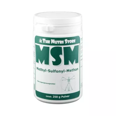 MSM Polvo de metilsulfonilmetano 100% puro, 250 g