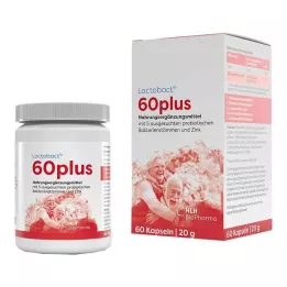 LACTOBACT 60plus cápsulas con recubrimiento entérico, 60 uds
