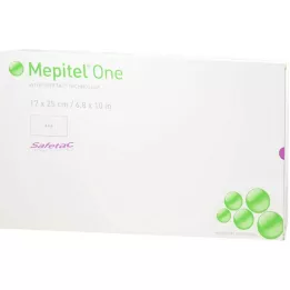 MEPITEL Una venda de malla de silicona de 17x25 cm, 5 piezas