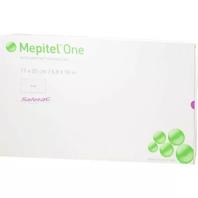 MEPITEL Una venda de malla de silicona de 17x25 cm, 5 piezas