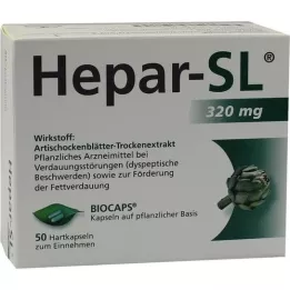 HEPAR-SL 320 mg cápsulas duras, 50 uds