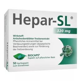 Hepar-SL® 320 mg cápsulas duras, 50 piezas