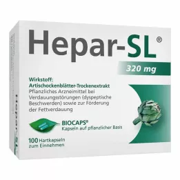 Hepar-SL® 320 mg cápsulas duras, 100 piezas