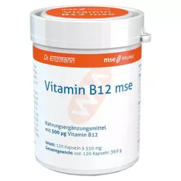 VITAMIN B12 MSE cápsulas, 120 uds