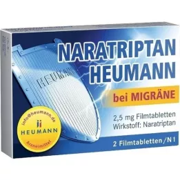 NARATRIPTAN Heumann para migraña 2,5 mg comprimidos recubiertos con película, 2 uds