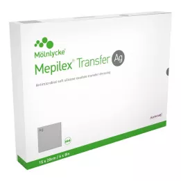 MEPILEX Apósito de espuma Transfer Ag 15x20 cm estéril, 10 uds