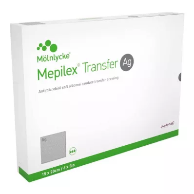MEPILEX Apósito de espuma Transfer Ag 15x20 cm estéril, 10 uds