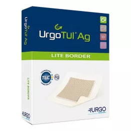 URGOTÜL Apósito Ag Lite Border 8x8 cm, 10 uds