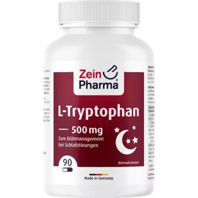 L-TRYPTOPHAN 500 mg cápsulas, 90 unid