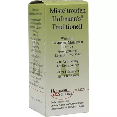 MISTEL-TROPFEN Hofmanns tradicional, 50 ml