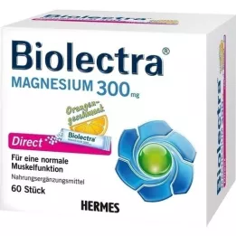 BIOLECTRA Magnesio 300 mg Direct Orange Sticks, 60 uds