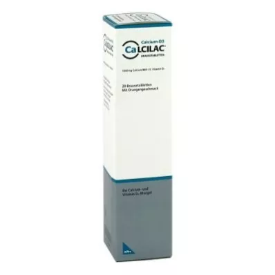 Calcilac 1000mg/880 unidades internacionales (20 piezas)